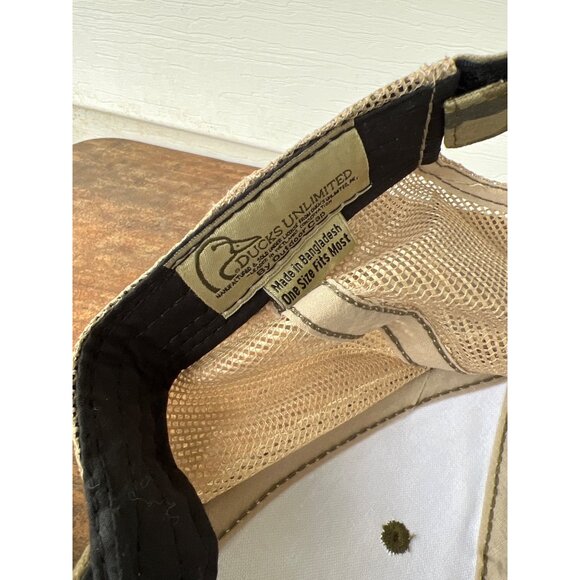 Ducks Unlimited Camo Hat DU Leader 2022 One Size Fits Most Mesh Back Adjustable - Picture 4 of 4